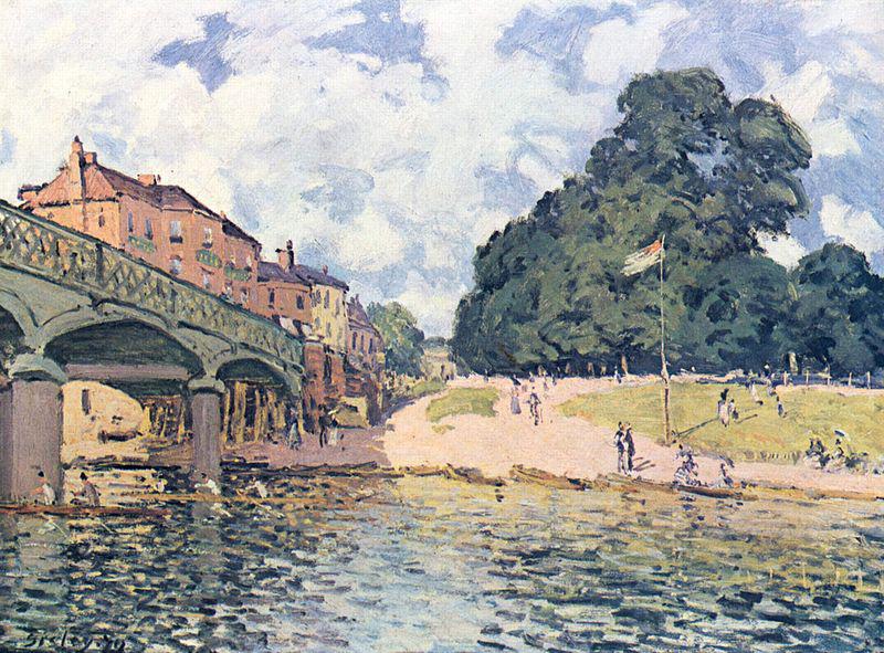 Alfred Sisley Brucke von Hampton Court